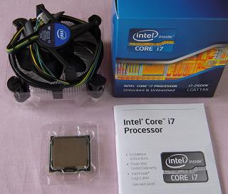 ^^Intel Core i7 2600K CPU ファンセットなし